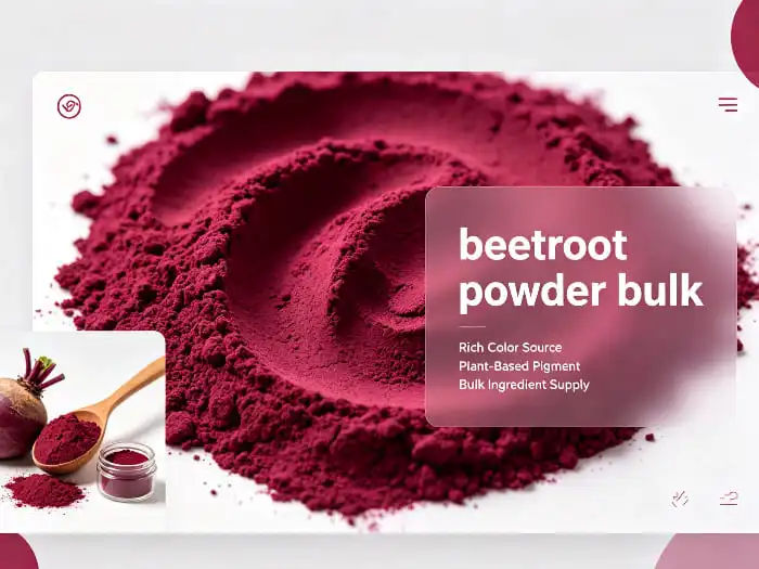 Organic Beetroot Powder Bulk Supply Chain for Global Markets